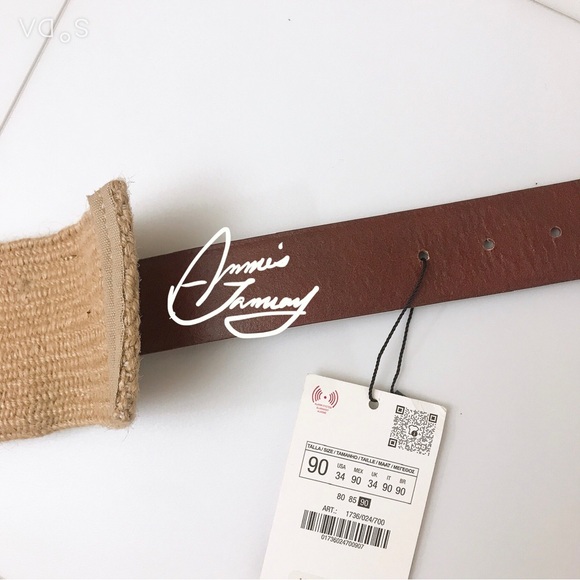 ZARA  Leather Belt(Brown, US 32/EUR 85/UK 32 or US 34/EUR 90/UK 34) - Picture 12 of 12